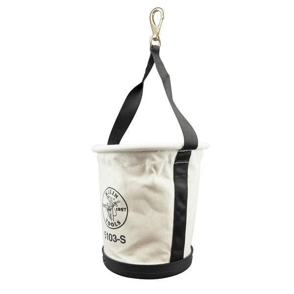 Wall Bucket, #4 Canvas, natural, 12