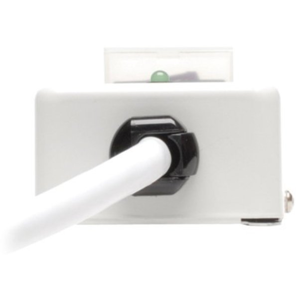 Surge Protector Strip, 6 Outlet, White