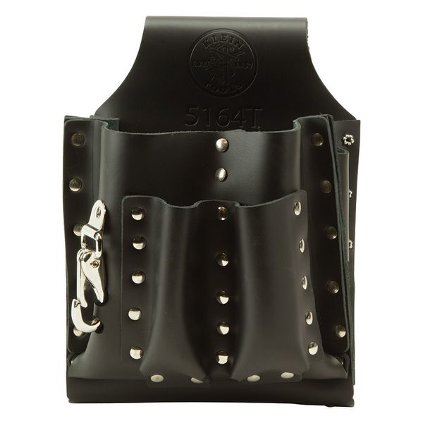 Black Leather 8 Pockets