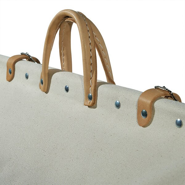 Wide-Mouth Tool Bag, #8 Natural Canvas, 1 Pockets, Natural/Brown