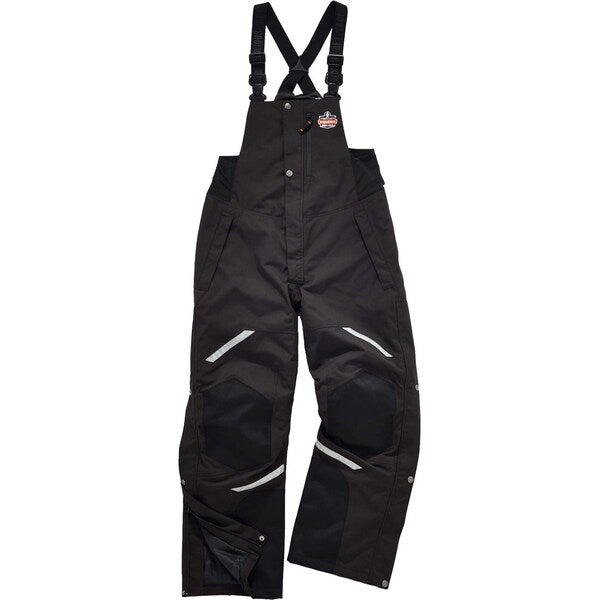 Thermal Bib Overalls, Black, 2XL