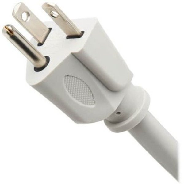 Outlet Strip, 20A, 6 Outlet, 15 ft., White
