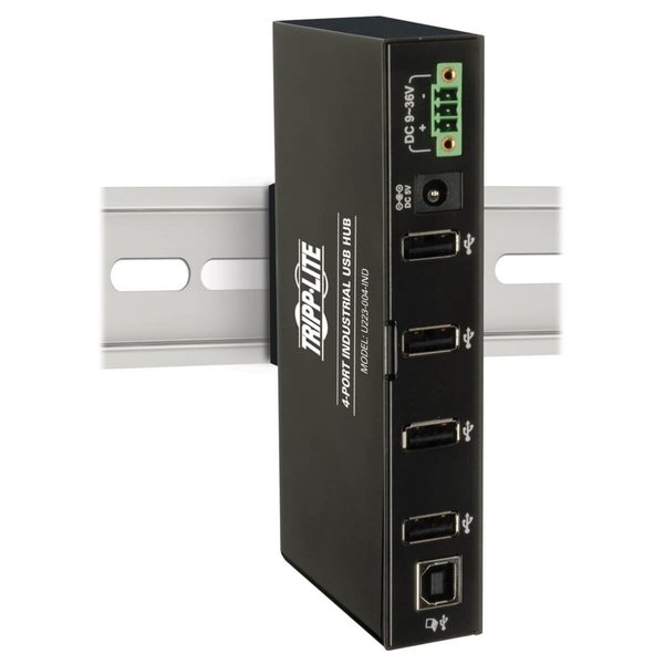 USB 2.0 Hub, Hi-Speed, 4-Port, Rugged, Mount