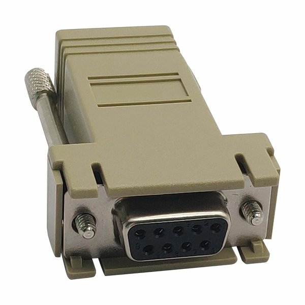 Serial Adapter, Modular, Crossover, DB9 F