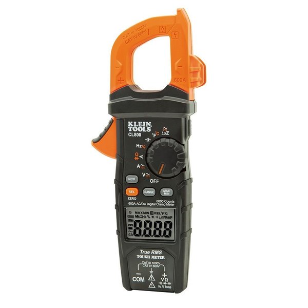 Digital Clamp Meter, AC Auto-Range TRMS, Low Impedance (LoZ), Auto Off
