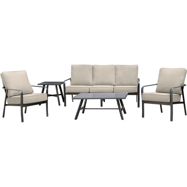 Cortino 5-Piece Commercial-Grade Patio Seating Set