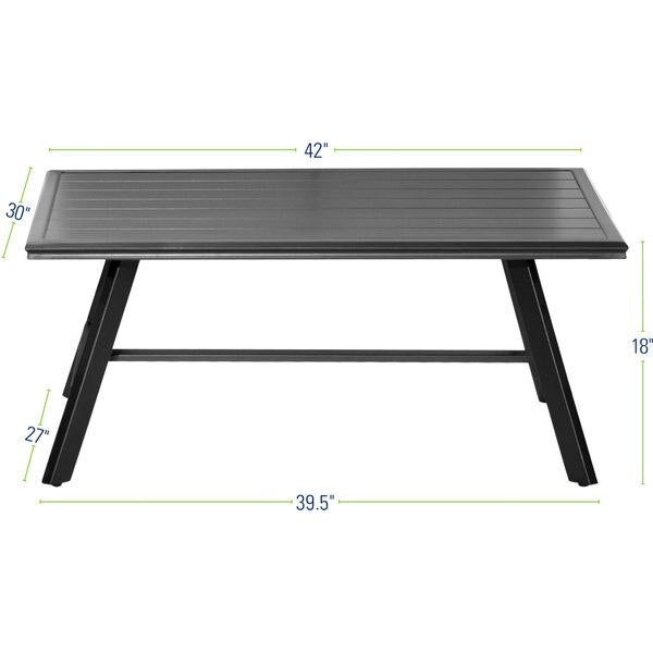 Cortino 5-Piece Commercial-Grade Patio Seating Set