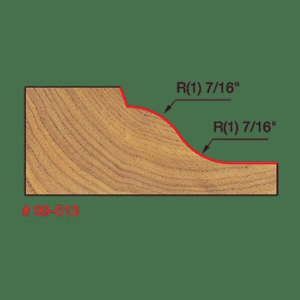 Raised Panel Bit (Quadra-Cut), 2-3/4