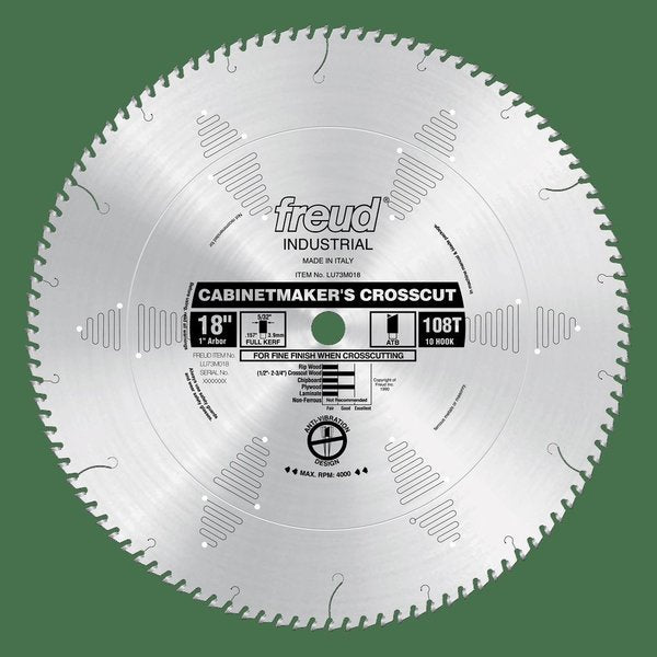 Cabinetmakers Crosscut Blade, 18