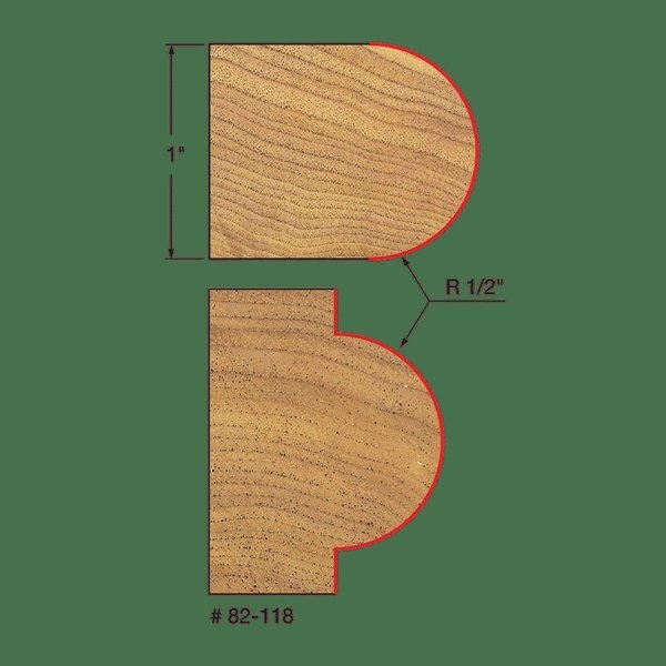Half Round Bit, 1/2