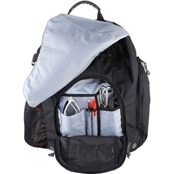 Backpack, 5 Pockets, Black, 19