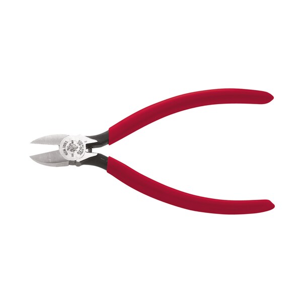 6 1/8 in Precision Diagonal Cutting Plier Semiflush Cut Pointed Nose Uninsulated