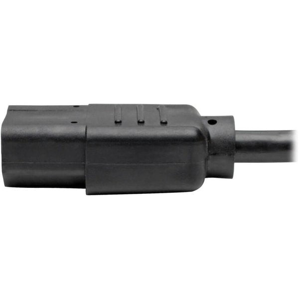 Power Cord, 5-15P to C13, 10A, 18AWG, 1ft