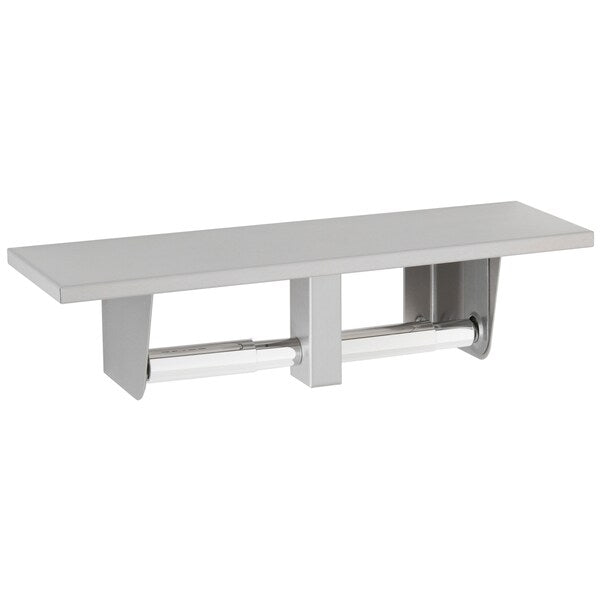Toilet Tissue Dispenser w/Utility Shelf