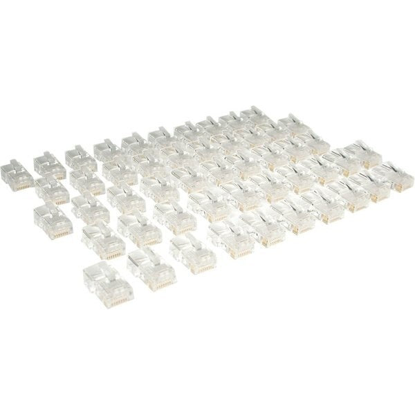 RJ45 Plug, Stranded, Cat5e, 50pack