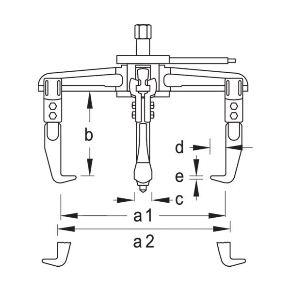 Universal Puller, 3-Arm Pattern, 520 x 300