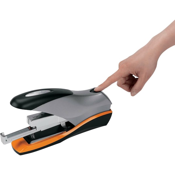 Flat Clinch Stapler, 70 Sheet, Blk/Silver