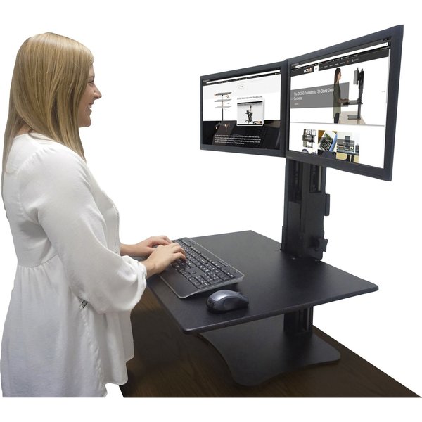 Standing Desk, Dual Monitor, Manual