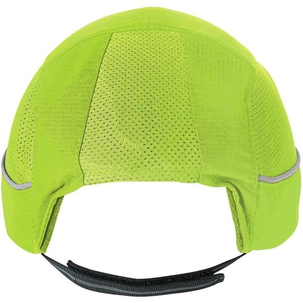 Vented Bump Cap, Micro Brim, Hi-Vis Lime