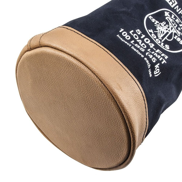Bucket, Canvas, Flame-Resistant, #4 Flame Resistant Canvas, Black