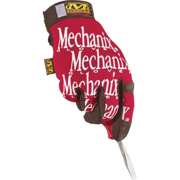 Mechanics Gloves, L, Red, Seamless, Form Fitting Trek Dry(R)