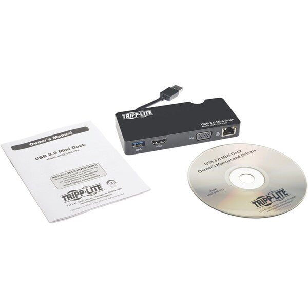USB 3.0 Dock, Mini, HDMI, VGA, Ethernet