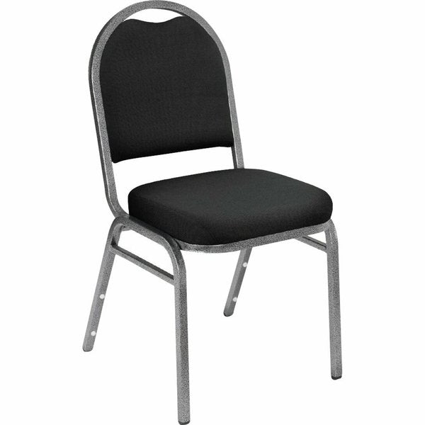 Stacking Chair, 9200 Series, Vinyl Black