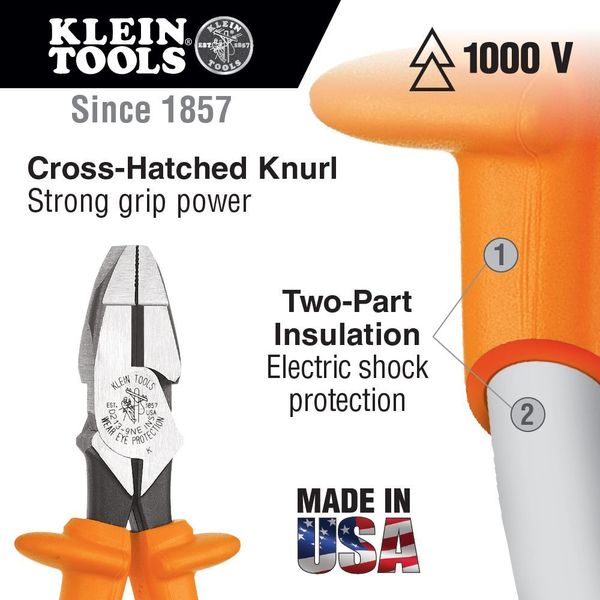 1000V Insulated Utility Tool Kit in Roll Up Pouch, 13 Piece