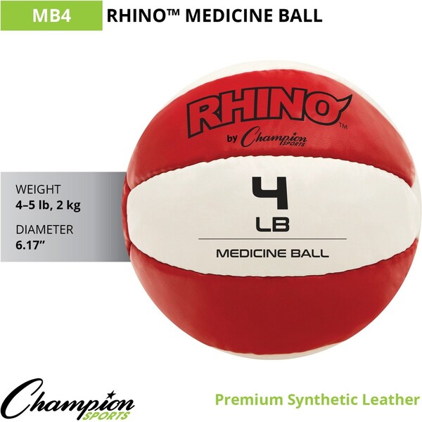 Leather Medicine Ball, 2kg, 8
