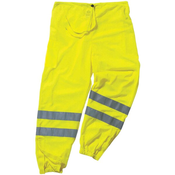 4XL/5XL Class E Hi-Vis Pants, Lime