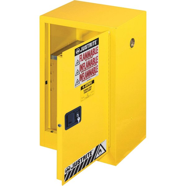 Sure-Grip EX Flammable Safety Cabinet, 12 gal., Yellow