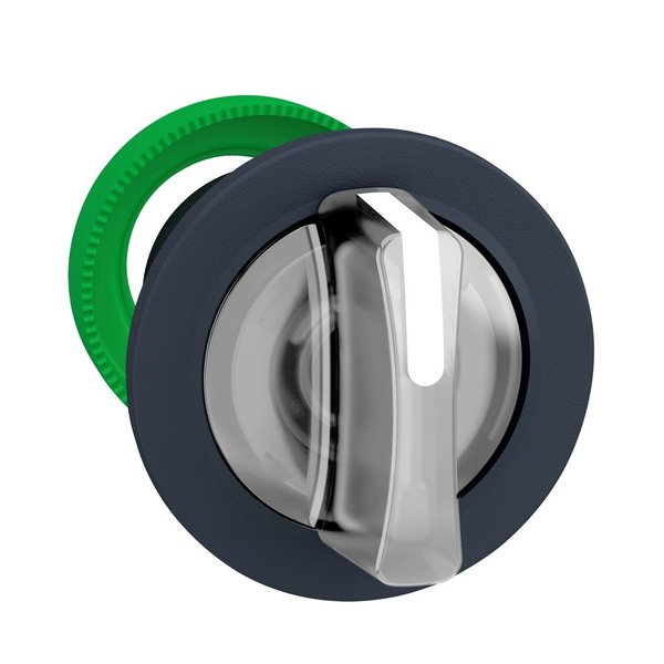 Flush mounted white illuminated selector