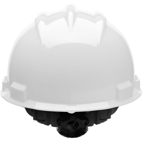 Front Brim Hard Hat, Type 1, Class C, Ratchet (4-Point), White