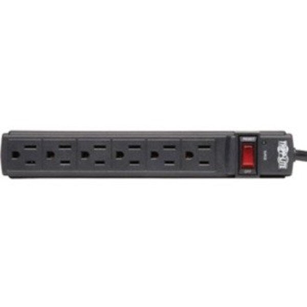 Surge, 6 Outlet, 6ft cord, 360J, Black, LED