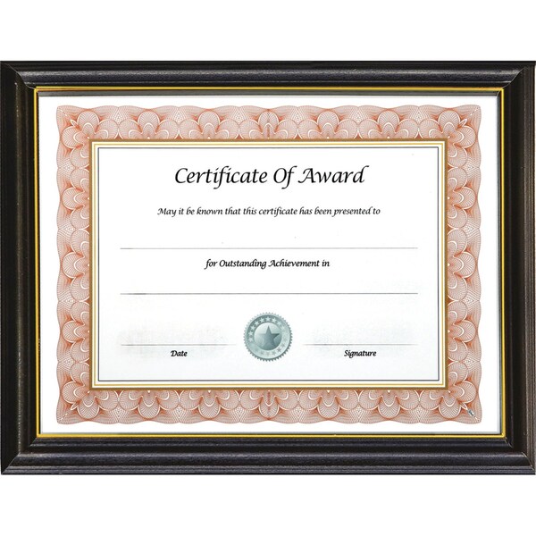 Deluxe Document Frame 8.5x11 Black