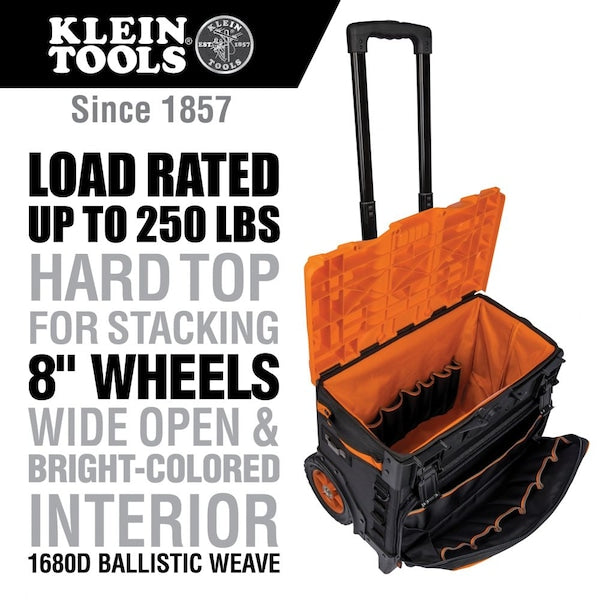 Tradesman Proâ¢ Tool Master Rolling Tool Bag, 19 Pockets, 22-Inch