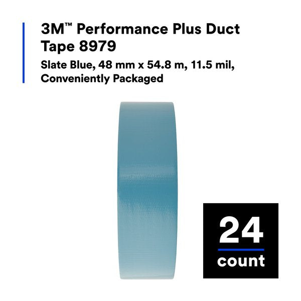 Duct Tape, 2 x 60 yd, 12.6 mil, Slate Blue