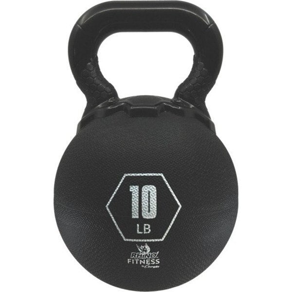 Durable Rhino Kettle Bell, Red, 10lb