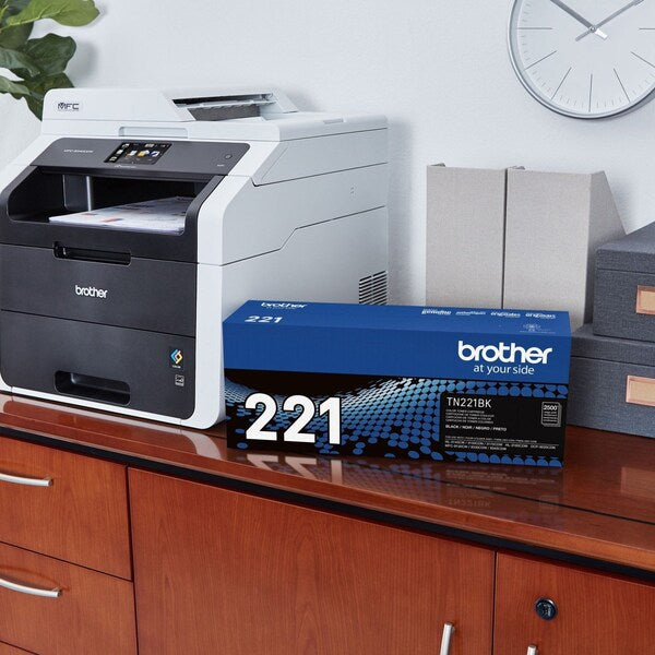 Toner For TN221BK, Black, 2.5K Pages