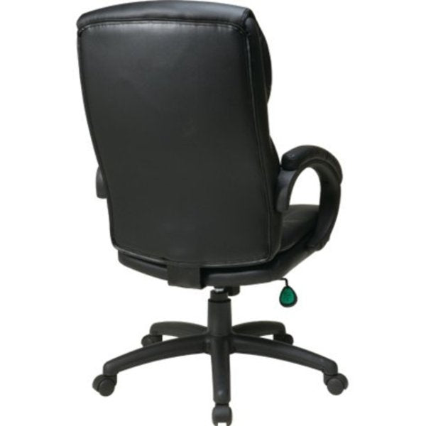 Leather Executive Chair, 18-1/2