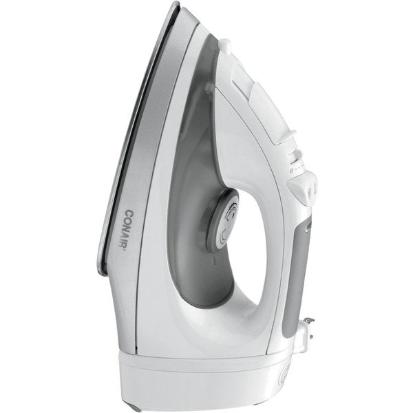 Iron, White, 8 ft. Retractable Cord
