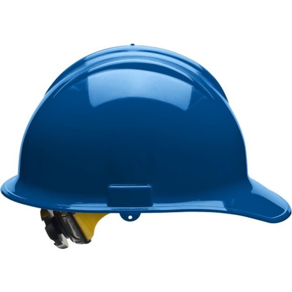 Front Brim Hard Hat, Type 1, Class E, Ratchet (6-Point), Blue