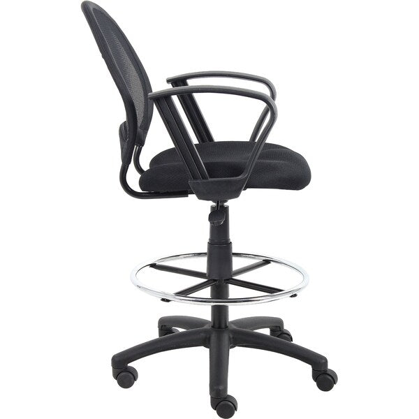 Mesh Drafting Stool W/ Loop Arms