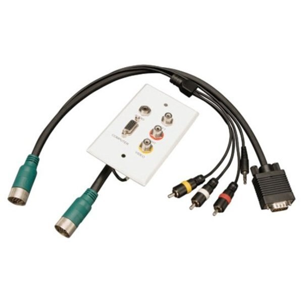 Easy Pull Connector, RCA, VGA, M/F, 3.5mm