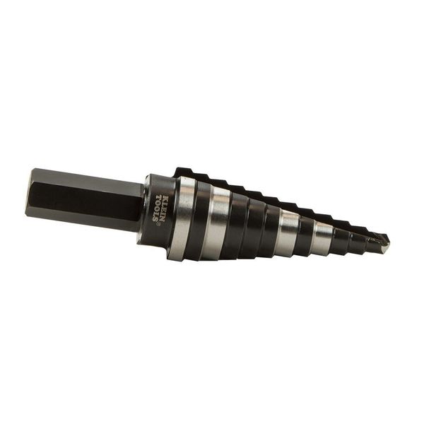 Step Drill Bit #14 Double-Fluted, 3/16 to 7/8-Inch
