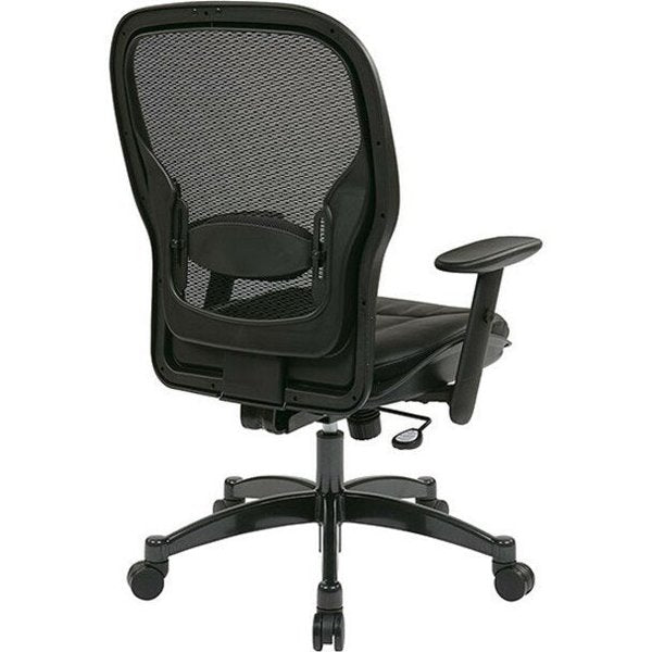 Managerial Chair, Leather, 19-1/4