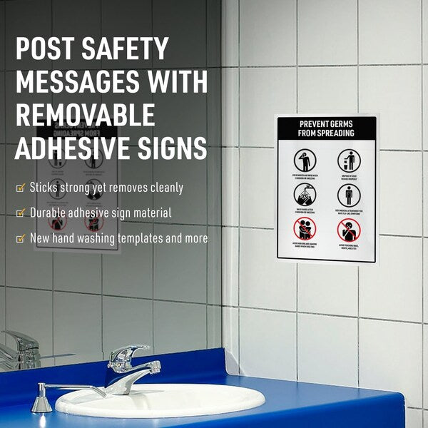 Safety Sign, 9-7/16