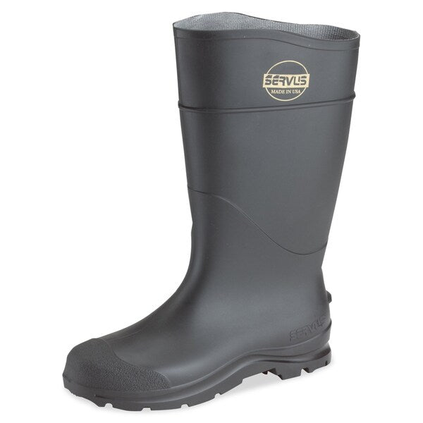 PVC, Rubber Boot, Black 14