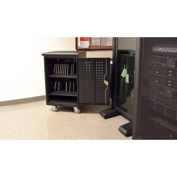 Charging Cart, Steel, 30, 24-1/2 in. W