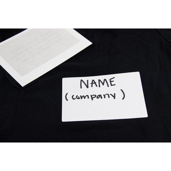 ID Adhesive Badge, Adhesive, PK600